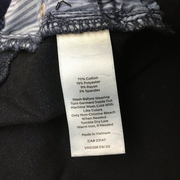 Talbots Women's Jeans Stretch Jeggings Dark Wash size 8P length 26.5" - Picture 7 of 8
